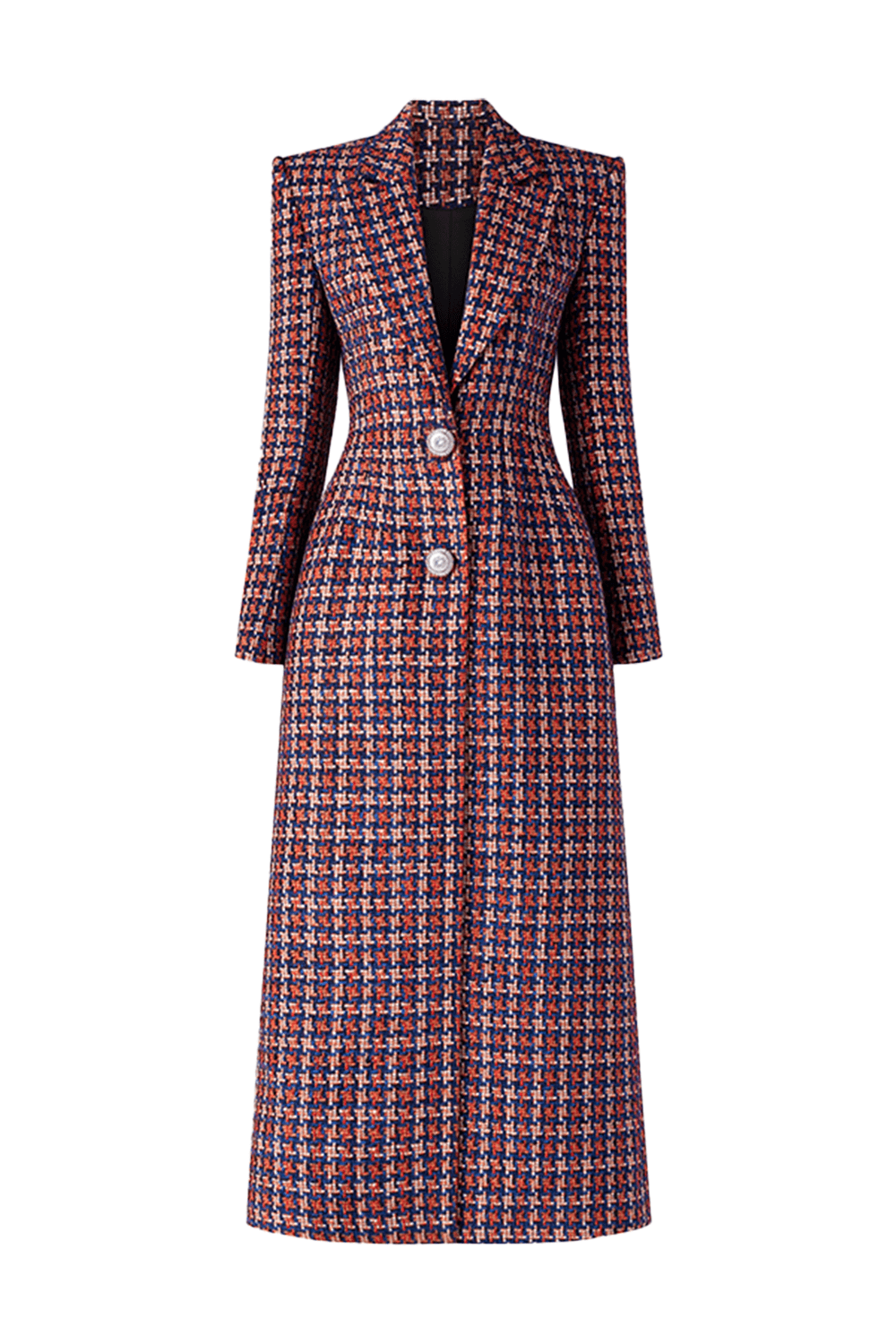 Single Breasted Manteau With Two Buttons
